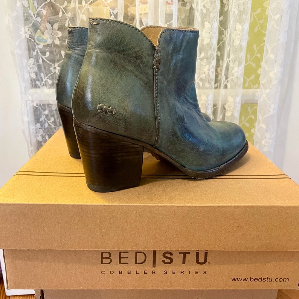 Bed Stu Blue Ankle Boots - Picture 4 of 6